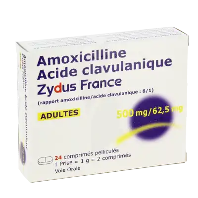 Amoxicilline Acide Clavulanique 500 mg et 1g