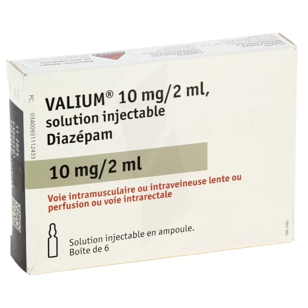 diazepam valium 5 mg et 10 mg