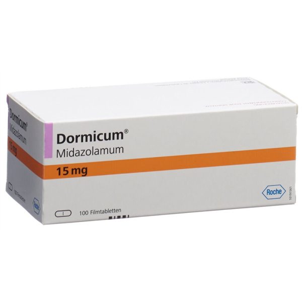 Midazolam Dormicum 7.5 mg et 15 mg