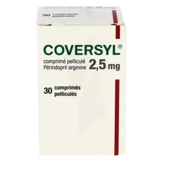 Coversyl 2.5 mg, 5 mg et 10 mg