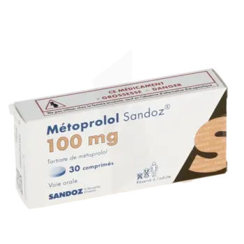 metoprolol 50 mg et 100 mg